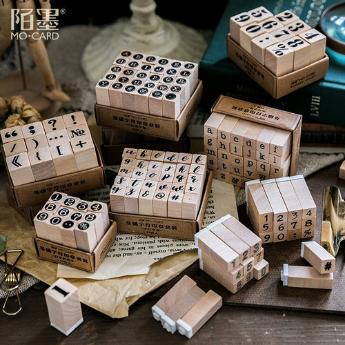TUNACOCO Inkpad Number Series Stamp Seal Signet Printer Stamps for Bullet Journal DIY Crafts Qt1710126
