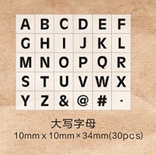 Load image into Gallery viewer, TUNACOCO Inkpad Number Series Stamp Seal Signet Printer Stamps for Bullet Journal DIY Crafts Qt1710126