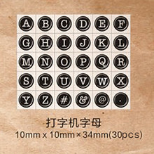 Load image into Gallery viewer, TUNACOCO Inkpad Number Series Stamp Seal Signet Printer Stamps for Bullet Journal DIY Crafts Qt1710126