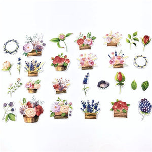 1 Bag Cute Cartoon Korean Style Decorative Stickers Adhesive Stickers Scrapbooking DIY Decoration Diary Stickers