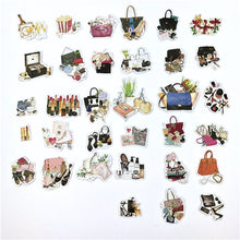 Load image into Gallery viewer, 1 Bag Cute Cartoon Korean Style Decorative Stickers Adhesive Stickers Scrapbooking DIY Decoration Diary Stickers