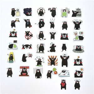 1 Bag Cute Cartoon Korean Style Decorative Stickers Adhesive Stickers Scrapbooking DIY Decoration Diary Stickers
